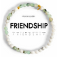 Morse Code Bracelet | FRIENDSHIP: Lavender Jade & Howlite