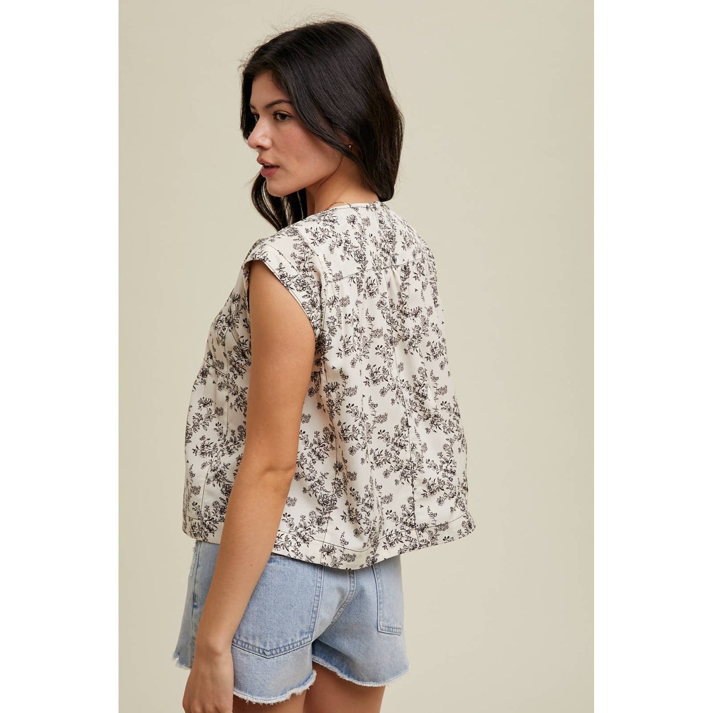 Willa Floral Cap Sleeve Blouse