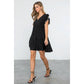 Belleann Flutter Sleeve Mini Dress