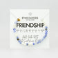 Morse Code Bracelet | FRIENDSHIP: Lavender Jade & Howlite