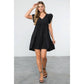 Belleann Flutter Sleeve Mini Dress