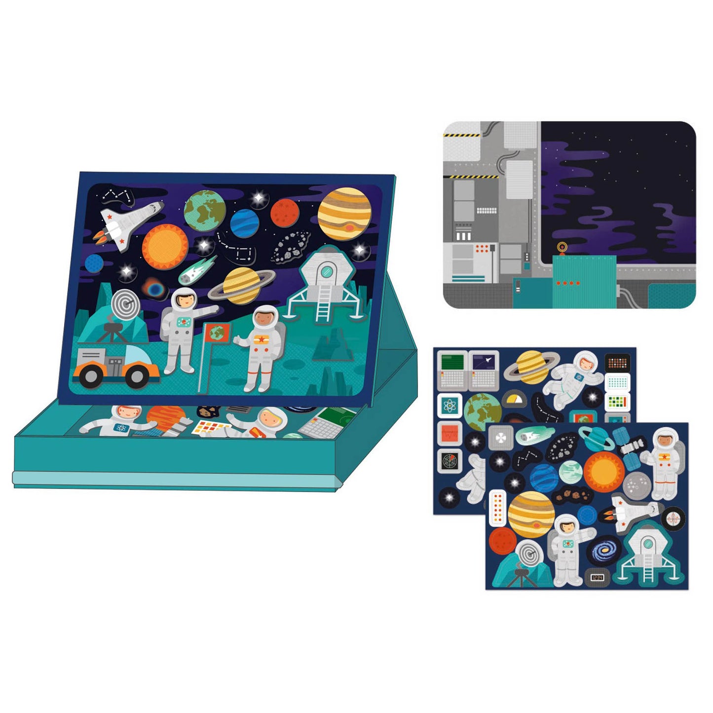 Outer Space Magnetic Play Scene