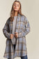 Snowfall Long Plaid Shacket