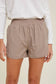 wishlist athleisure shorts in khaki