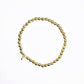 Gold Hematite Stacking Bracelet 4MM