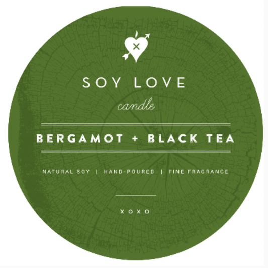 Bergamot + Black Tea 14oz Holiday Candle