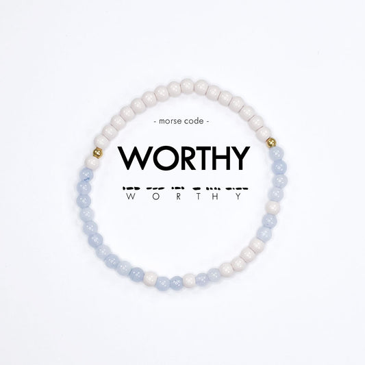 Worthy Morse Code Bracelet